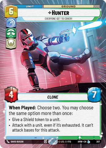 Hunter - Everyone Get to Cover! [Hyperspace] (Homeworlds)(HMW-307)(L)