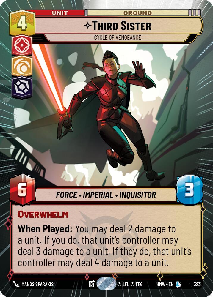 Third Sister - Cycle of Vengeance [Hyperspace] (Homeworlds)(HMW-323)(L)