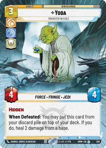 Yoda - Trickster in Exile [Hyperspace] (Homeworlds)(HMW-328)(L)