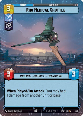 Rho Medical Shuttle [Hyperspace] (Homeworlds)(HMW-335)(C)