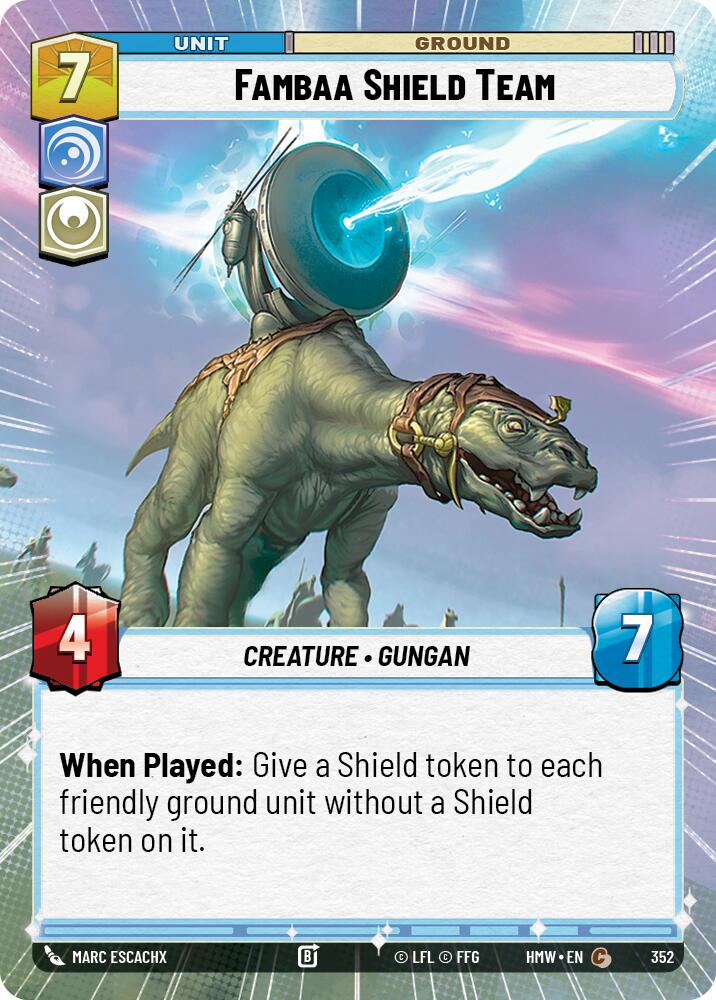 Fambaa Shield Team [Hyperspace] (Homeworlds)(HMW-352)(C)