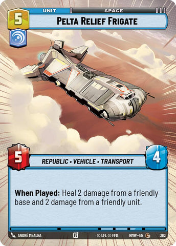 Pelta Relief Frigate [Hyperspace] (Homeworlds)(HMW-363)(C)