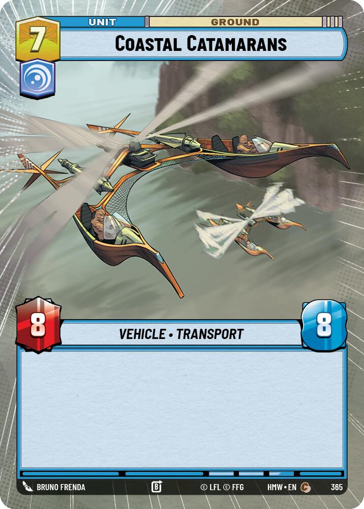 Coastal Catamarans [Hyperspace] (Homeworlds)(HMW-365)(C)