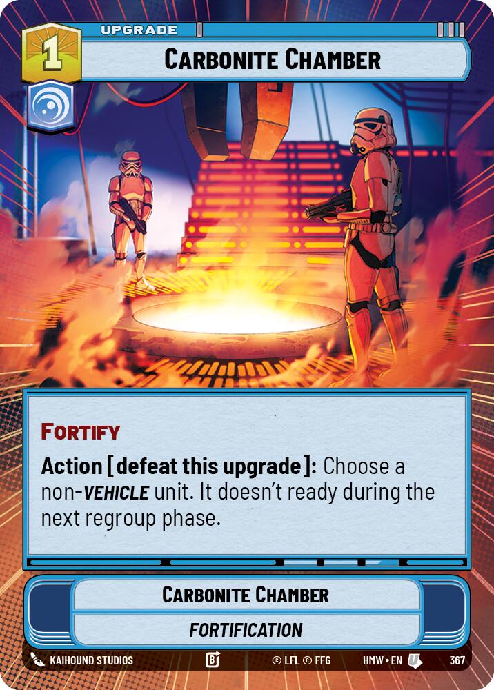 Carbonite Chamber [Hyperspace] (Homeworlds)(HMW-367)(U)
