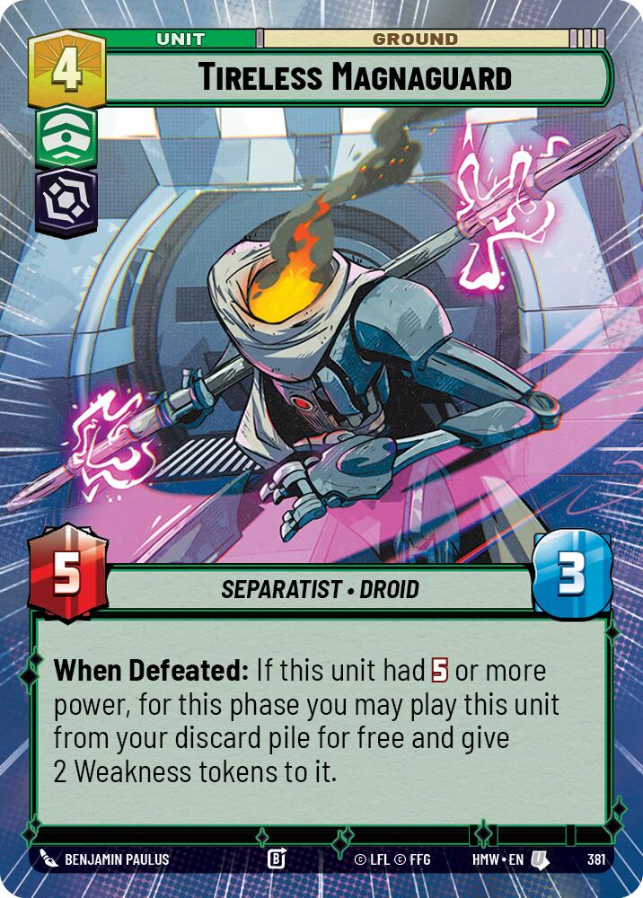 Tireless Magnaguard [Hyperspace] (Homeworlds)(HMW-381)(U)