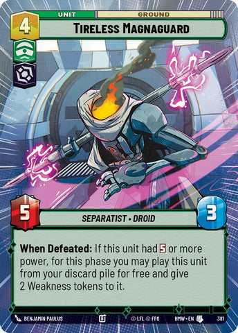 Tireless Magnaguard [Hyperspace] (Homeworlds)(HMW-381)(U)