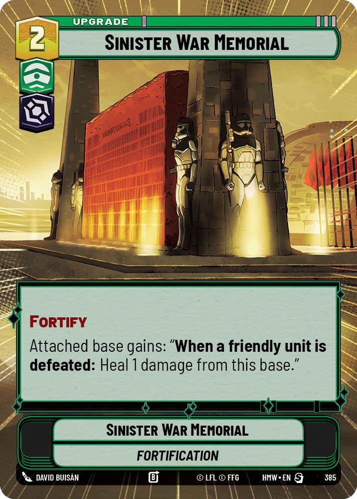 Sinister War Memorial [Hyperspace] (Homeworlds)(HMW-385)(S)