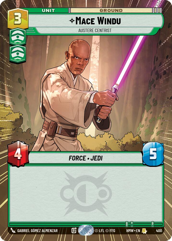 Mace Windu - Austere Centrist [Hyperspace] (Homeworlds)(HMW-400)(R)