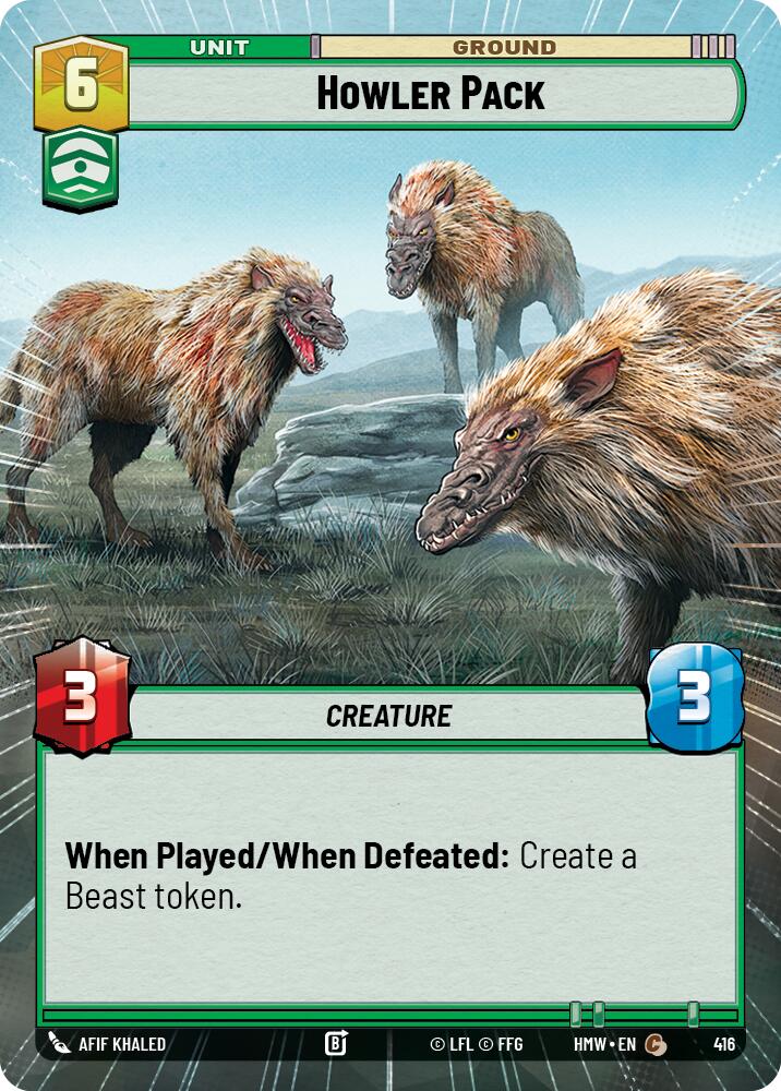Howler Pack [Hyperspace] (Homeworlds)(HMW-416)(C)