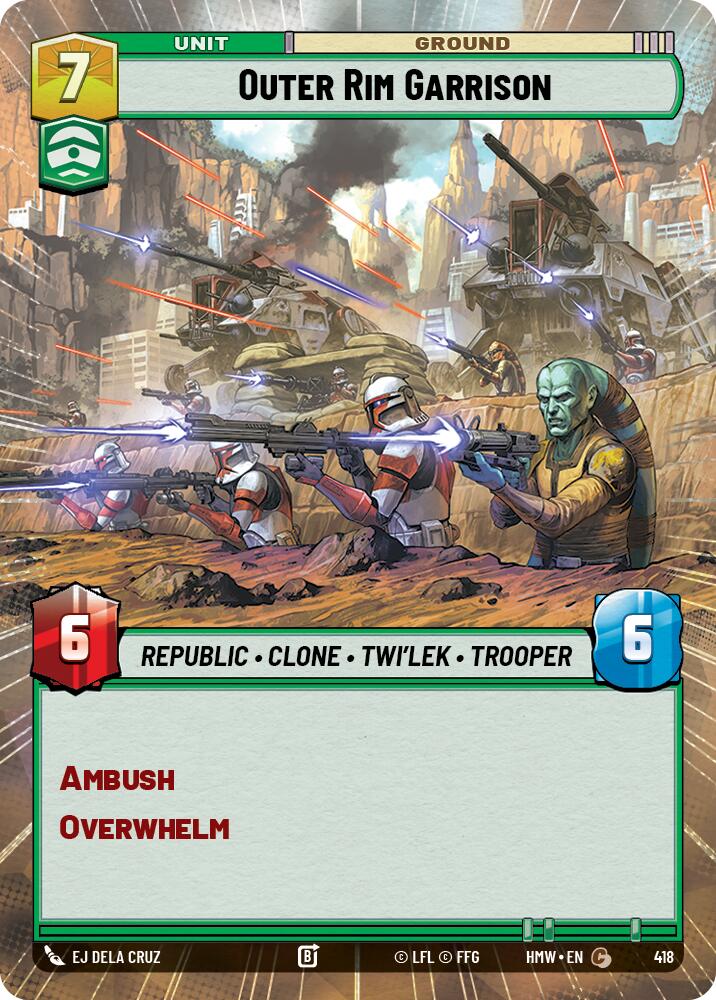 Outer Rim Garrison [Hyperspace] (Homeworlds)(HMW-418)(C)