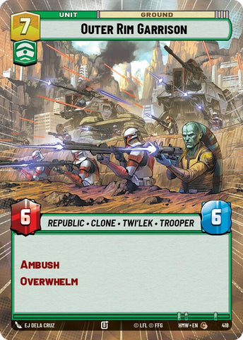 Outer Rim Garrison [Hyperspace] (Homeworlds)(HMW-418)(C)