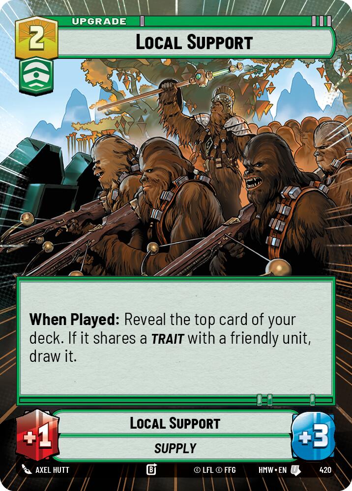 Local Support [Hyperspace] (Homeworlds)(HMW-420)(U)