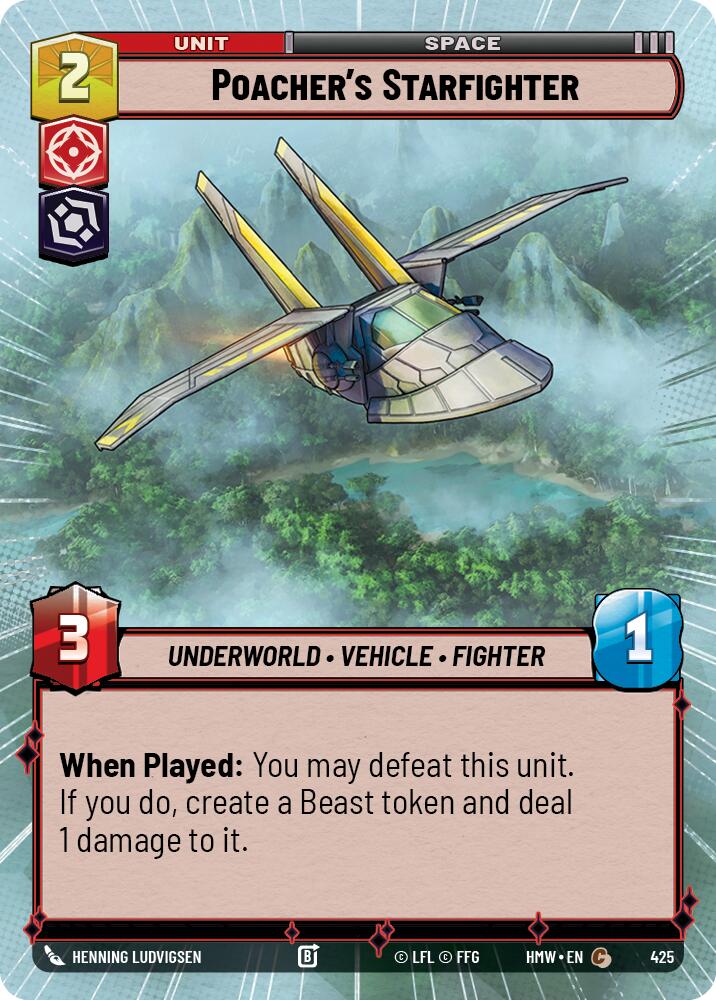 Poacher's Starfighter [Hyperspace] (Homeworlds)(HMW-425)(C)