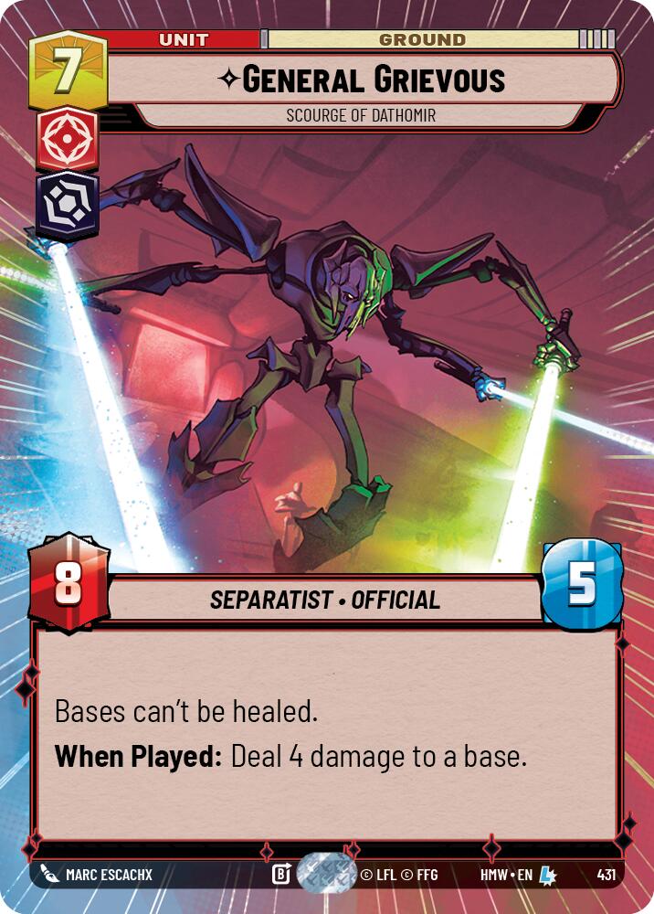 General Grievous - Scourge of Dathomir [Hyperspace] (Homeworlds)(HMW-431)(L)