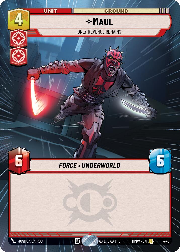 Maul - Only Revenge Remains [Hyperspace] (Homeworlds)(HMW-446)(R)