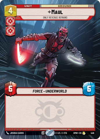 Maul - Only Revenge Remains [Hyperspace] (Homeworlds)(HMW-446)(R)