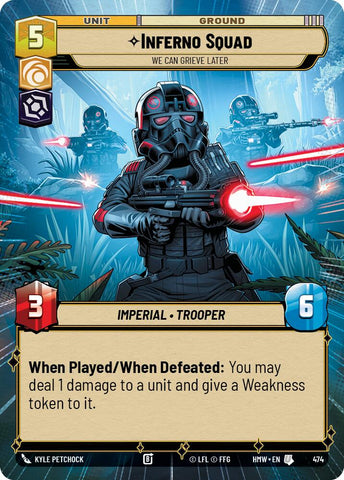 Inferno Squad - We Can Grieve Later [Hyperspace] (Homeworlds)(HMW-474)(U)