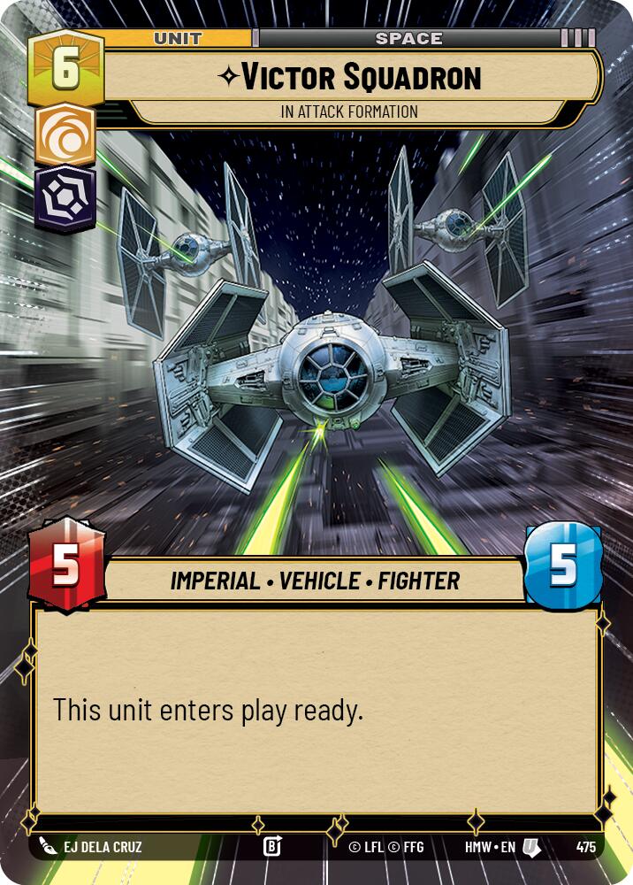 Victor Squadron - In Attack Formation [Hyperspace] (Homeworlds)(HMW-475)(U)