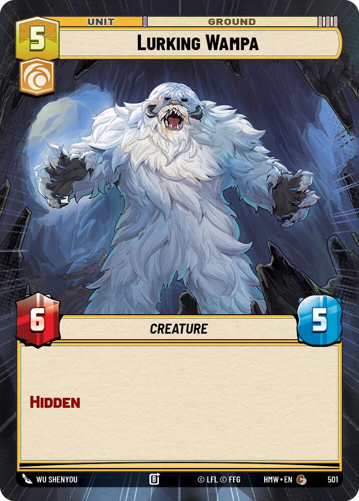 Lurking Wampa [Hyperspace] (Homeworlds)(HMW-501)(C)