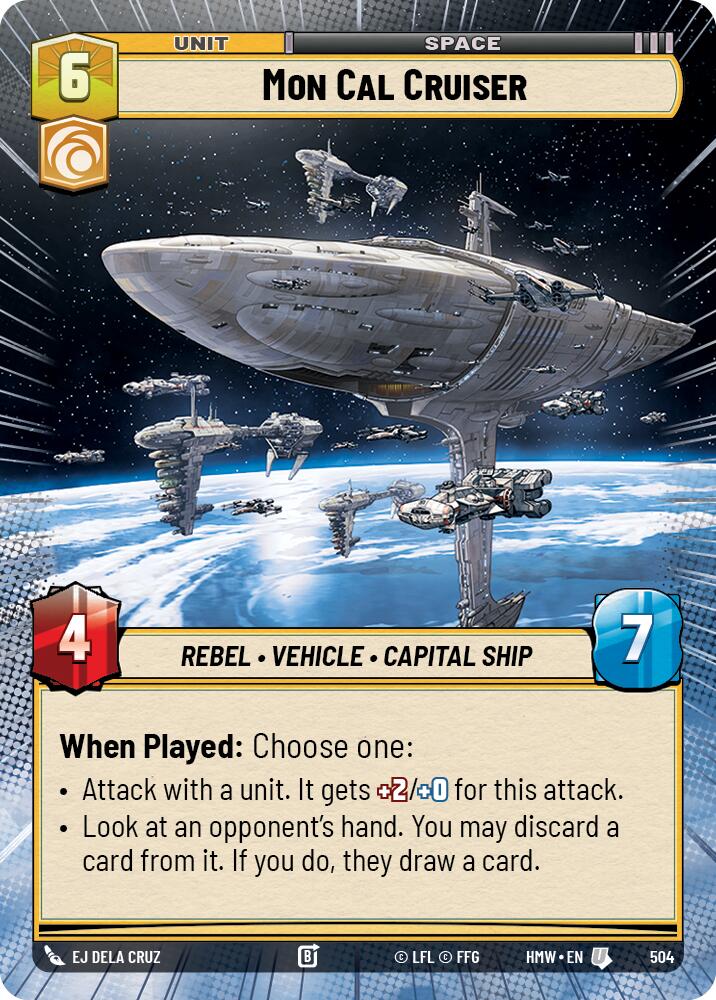 Mon Cal Cruiser [Hyperspace] (Homeworlds)(HMW-504)(U)