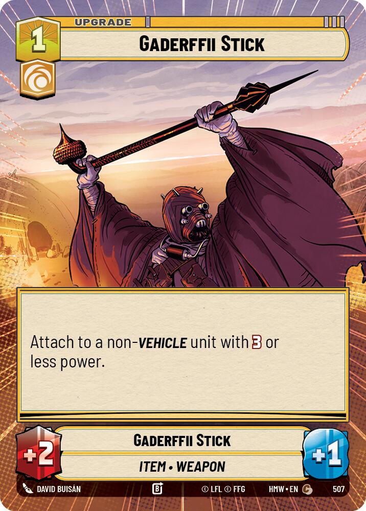 Gaderffii Stick [Hyperspace] (Homeworlds)(HMW-507)(C)