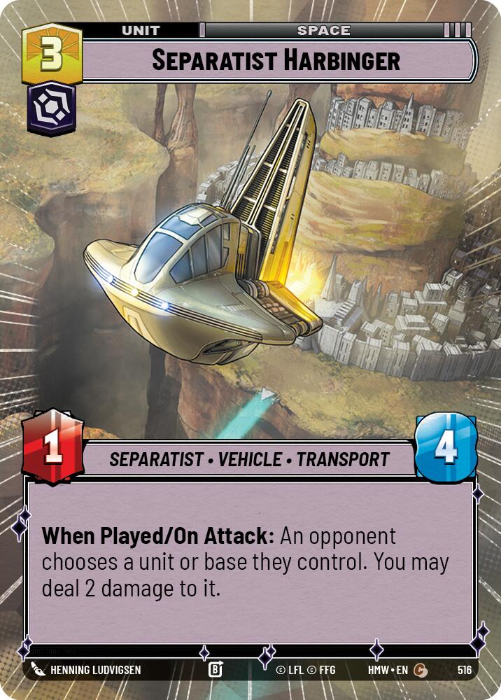 Separatist Harbinger [Hyperspace] (Homeworlds)(HMW-516)(C)