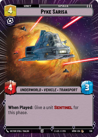 Pyke Sarisa [Hyperspace] (Homeworlds)(HMW-518)(C)
