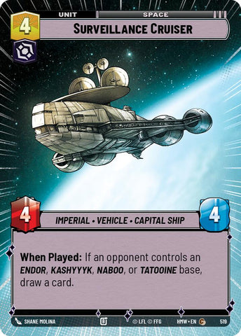 Surveillance Cruiser [Hyperspace] (Homeworlds)(HMW-519)(C)
