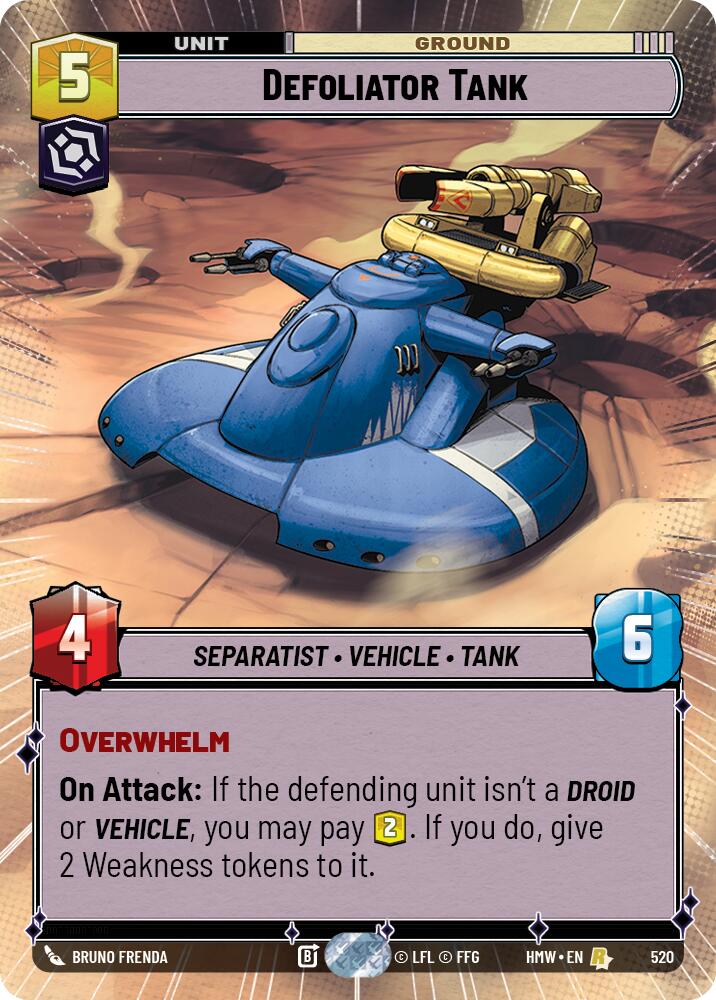Defoliator Tank [Hyperspace] (Homeworlds)(HMW-520)(R)
