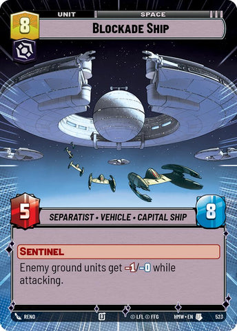 Blockade Ship [Hyperspace] (Homeworlds)(HMW-523)(U)