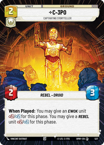 C-3PO - Captivating Storyteller [Hyperspace] (Homeworlds)(HMW-527)(S)