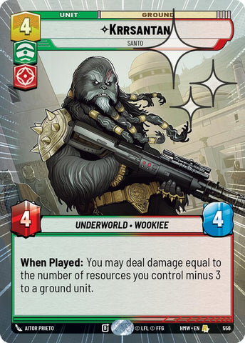 Krrsantan - Santo [Hyperspace Foil] (Homeworlds)(HMW-556)(R)