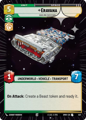 Eravana - Hauling Rathtars [Hyperspace Foil] (Homeworlds)(HMW-557)(U)