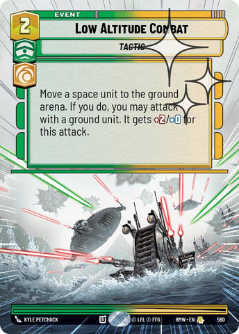 Low Altitude Combat [Hyperspace Foil] (Homeworlds)(HMW-560)(R)
