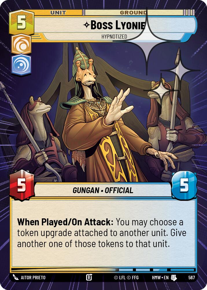 Boss Lyonie - Hypnotized [Hyperspace Foil] (Homeworlds)(HMW-567)(U)