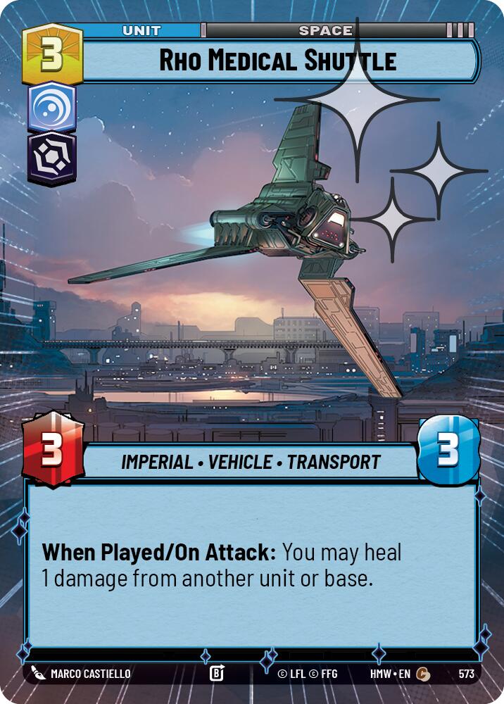 Rho Medical Shuttle [Hyperspace Foil] (Homeworlds)(HMW-573)(C)