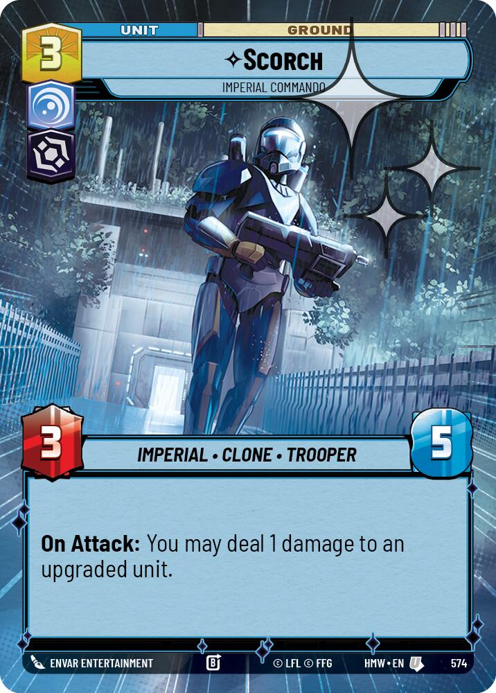 Scorch - Imperial Commando [Hyperspace Foil] (Homeworlds)(HMW-574)(U)