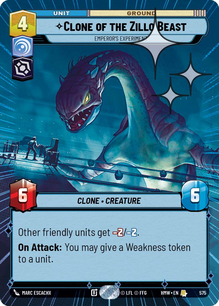Clone of the Zillo Beast - Emperor's Experiment [Hyperspace Foil] (Homeworlds)(HMW-575)(R)