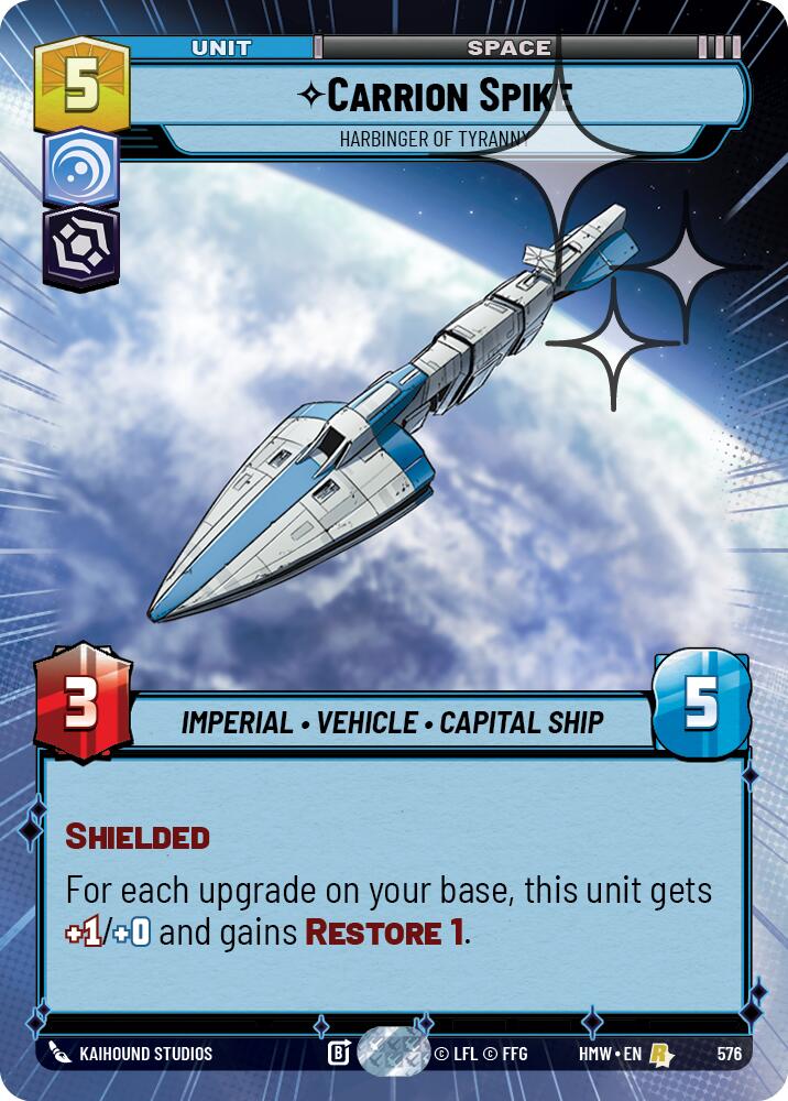 Carrion Spike - Harbinger of Tyranny [Hyperspace Foil] (Homeworlds)(HMW-576)(R)
