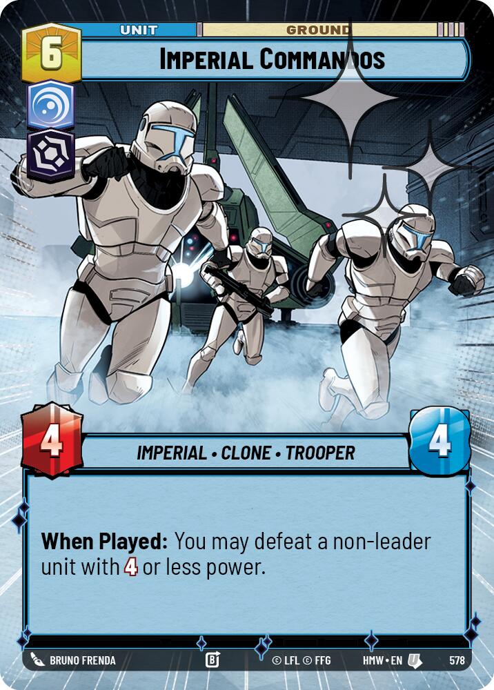 Imperial Commandos [Hyperspace Foil] (Homeworlds)(HMW-578)(U)