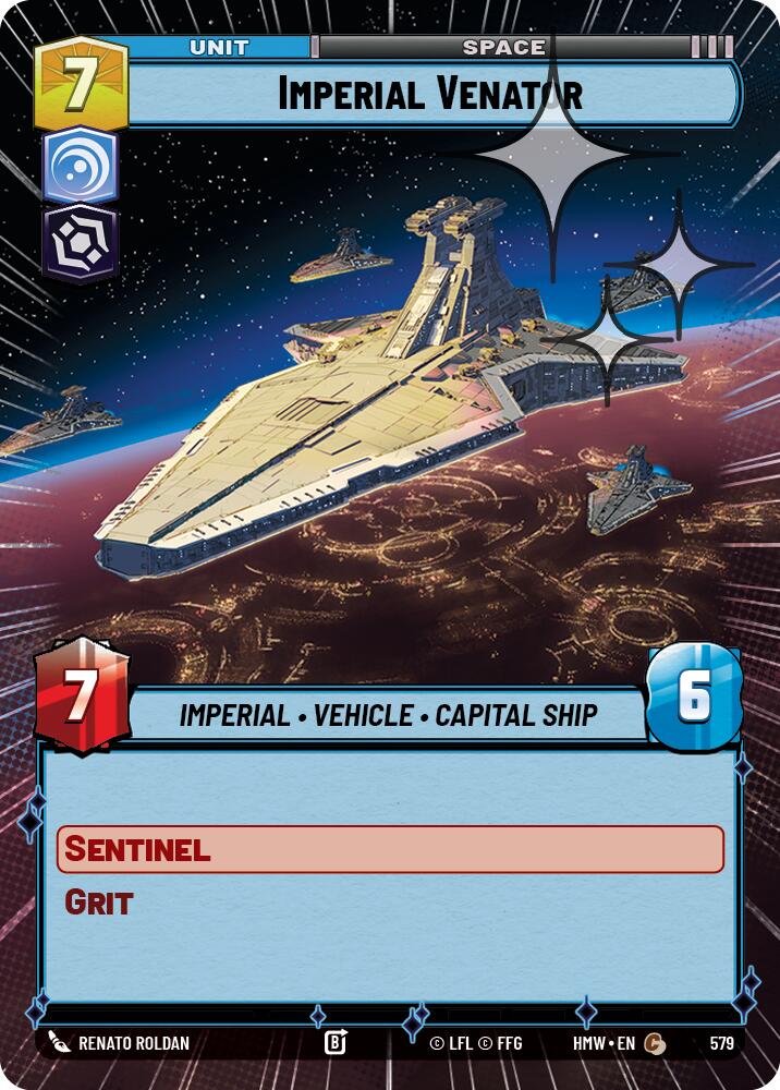 Imperial Venator [Hyperspace Foil] (Homeworlds)(HMW-579)(C)