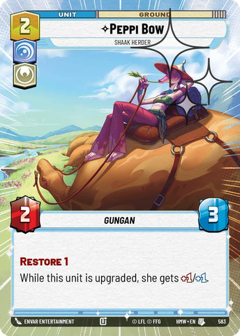 Peppi Bow - Shaak Herder [Hyperspace Foil] (Homeworlds)(HMW-583)(U)