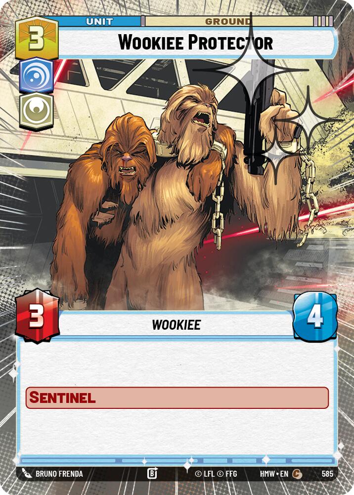 Wookiee Protector [Hyperspace Foil] (Homeworlds)(HMW-585)(C)