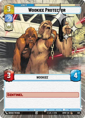 Wookiee Protector [Hyperspace Foil] (Homeworlds)(HMW-585)(C)