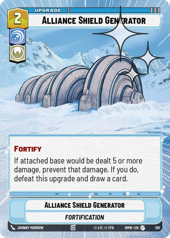 Alliance Shield Generator [Hyperspace Foil] (Homeworlds)(HMW-591)(U)