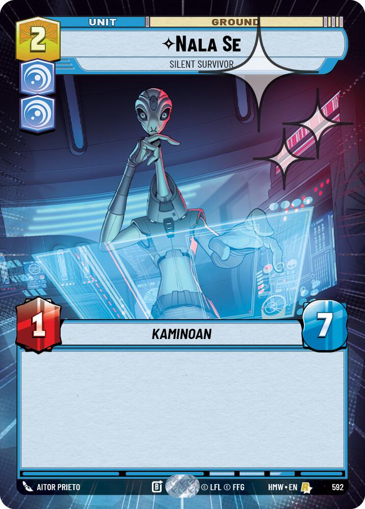 Nala Se - Silent Survivor [Hyperspace Foil] (Homeworlds)(HMW-592)(R)