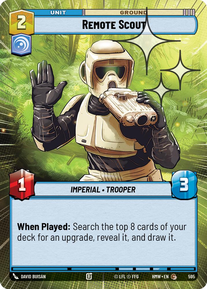 Remote Scout [Hyperspace Foil] (Homeworlds)(HMW-595)(C)