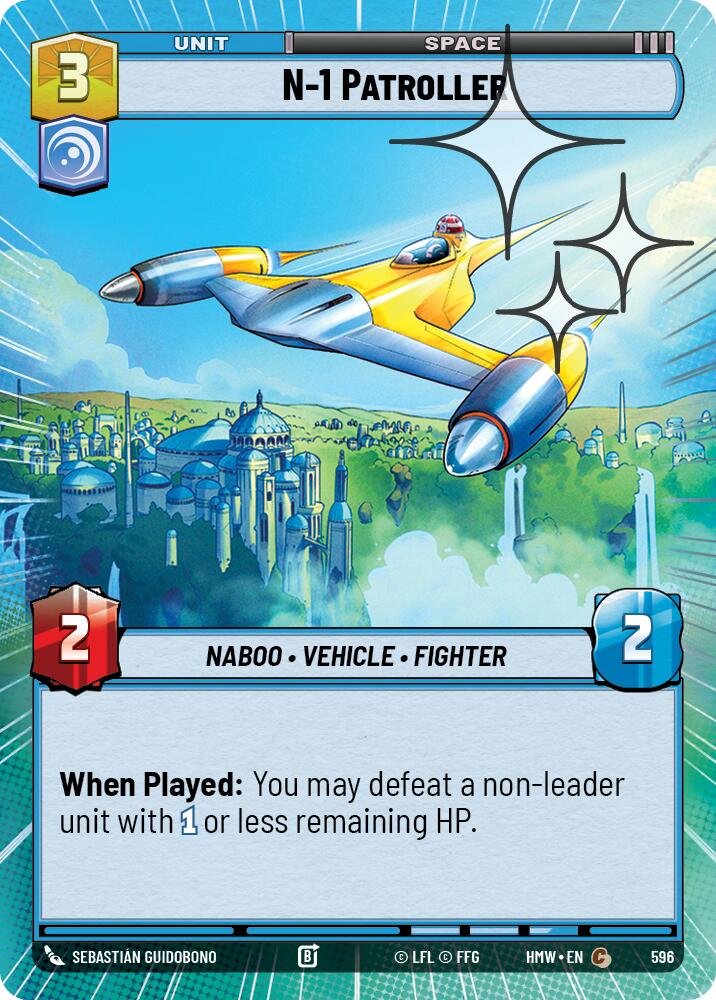 N-1 Patroller [Hyperspace Foil] (Homeworlds)(HMW-596)(C)
