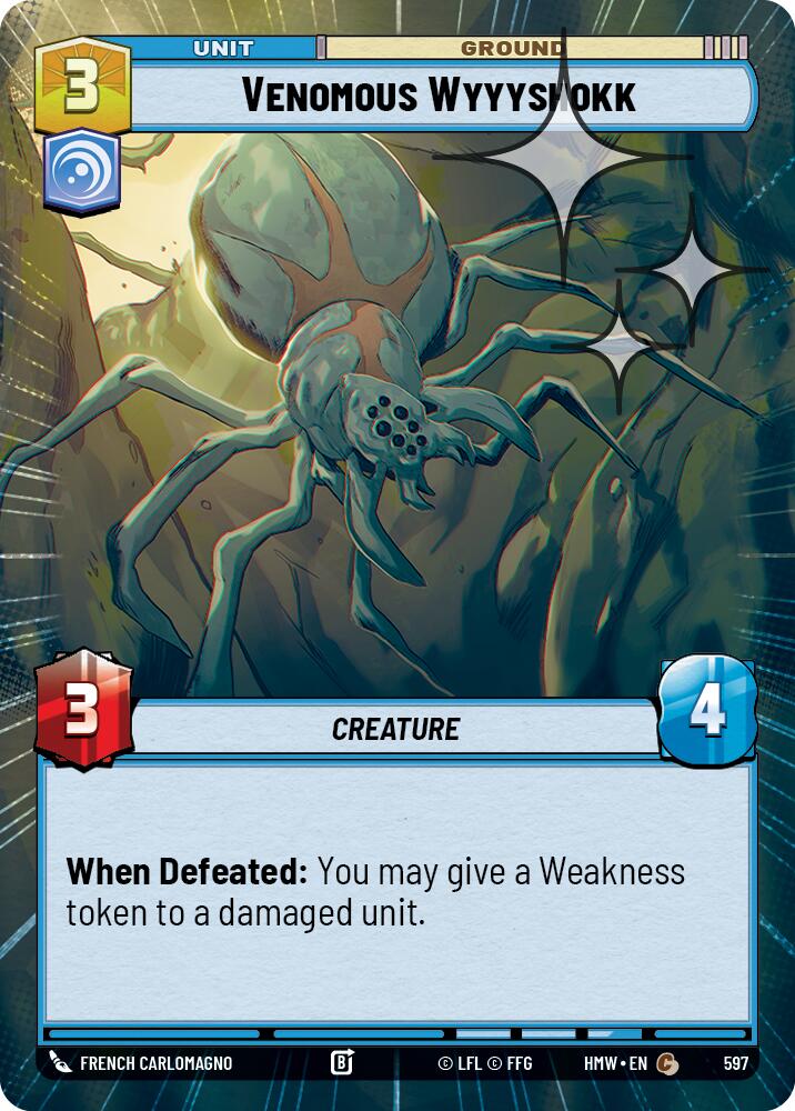 Venomous Wyyyshokk [Hyperspace Foil] (Homeworlds)(HMW-597)(C)