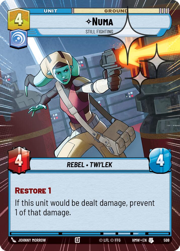 Numa - Still Fighting [Hyperspace Foil] (Homeworlds)(HMW-598)(U)